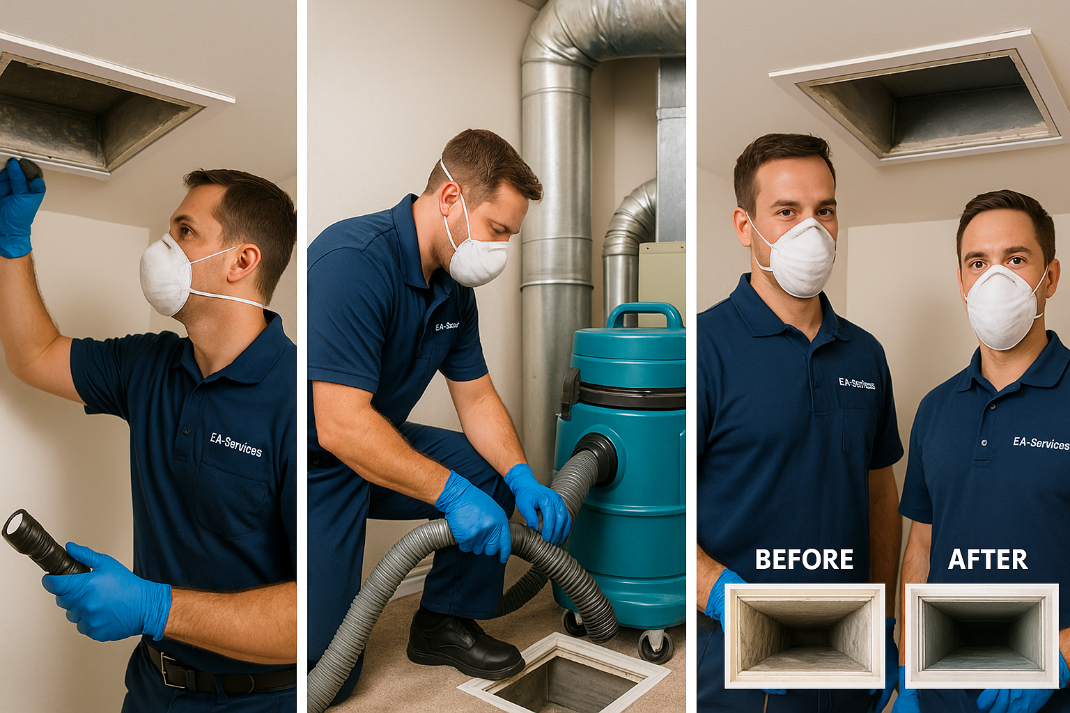 Professional air duct cleaning process in Mount Lemmon