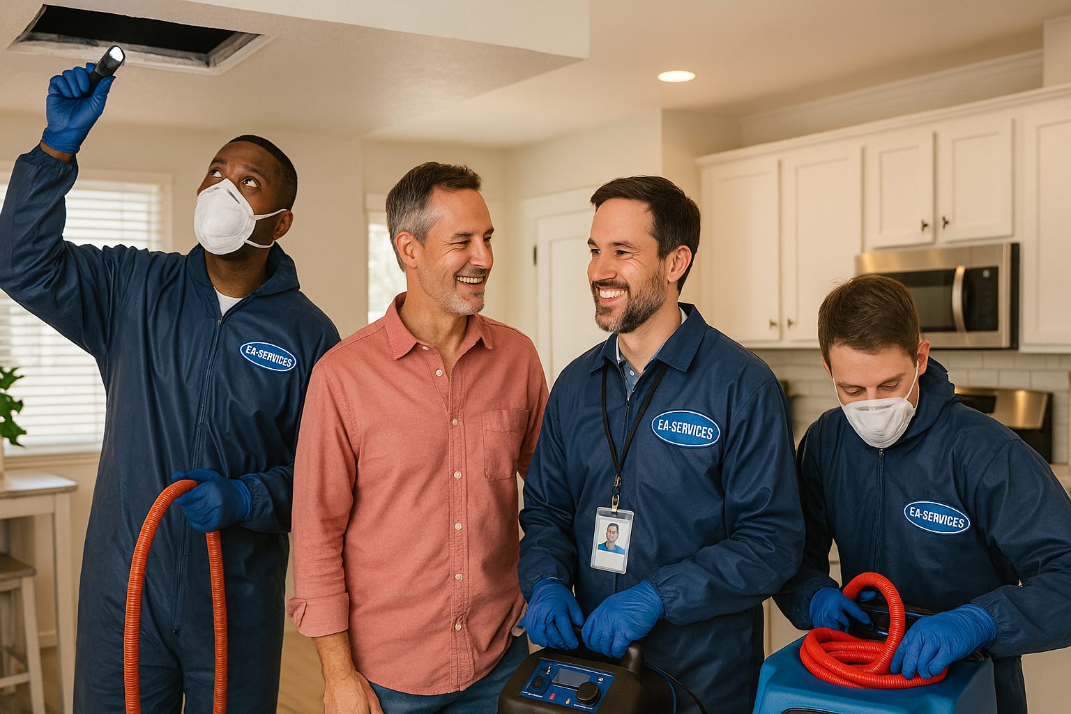 Professional cleaning team working in Mount Lemmon